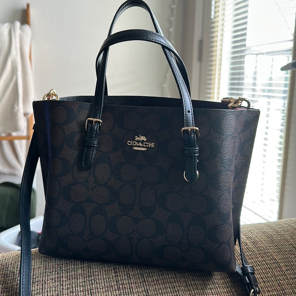 Coach Mollie Tote 25 Signature Canvas